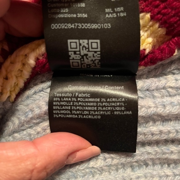 Nwot Calvin Klein 205w39nyc knit cape - Picture 7 of 9